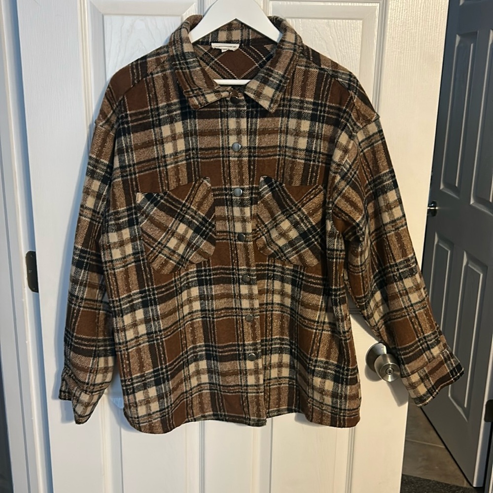 Brown Flannel Jacket